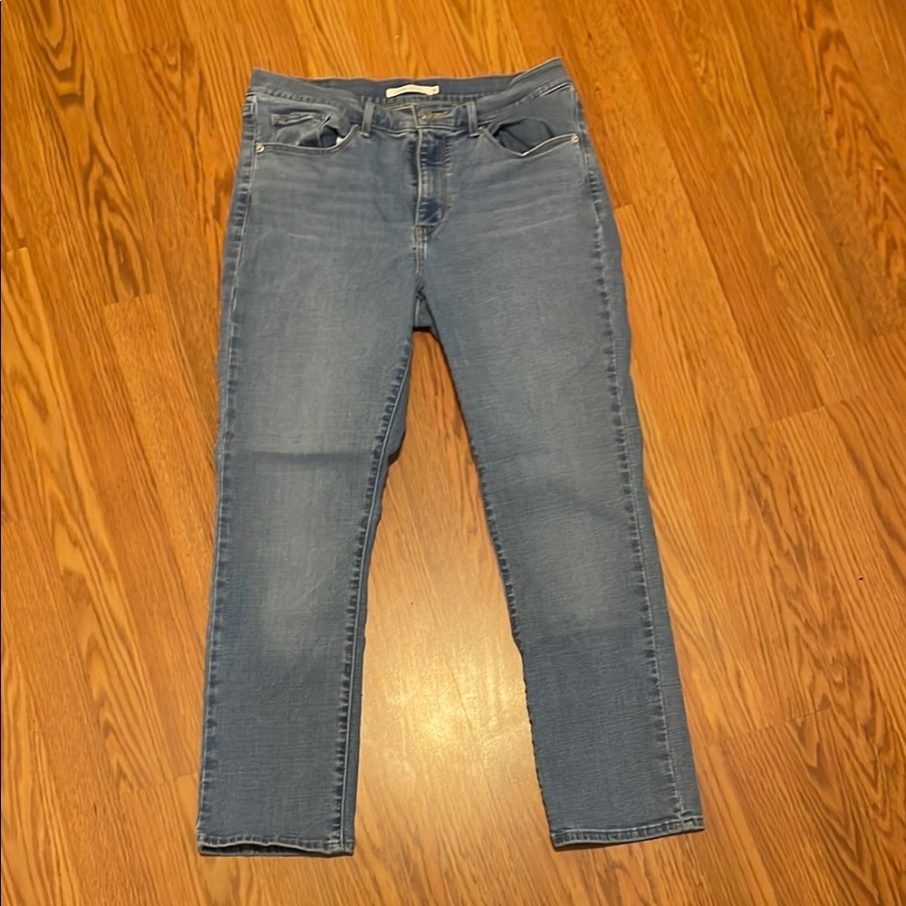 Levi's Blue Straight Leg Jeans Classic Style